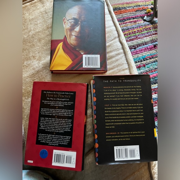 BUDDHISM BOOKS (LOT OF 3) BY HIS HOLINESS THE DALAI LAMA - Picture 2 of 5